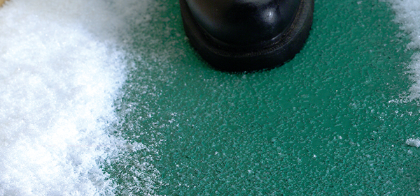 Providing anti slip solutions in the cold 