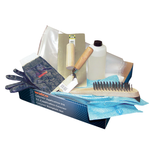 Concrex Application Kit Small, White Spirit-Wire Brush-Trowel
